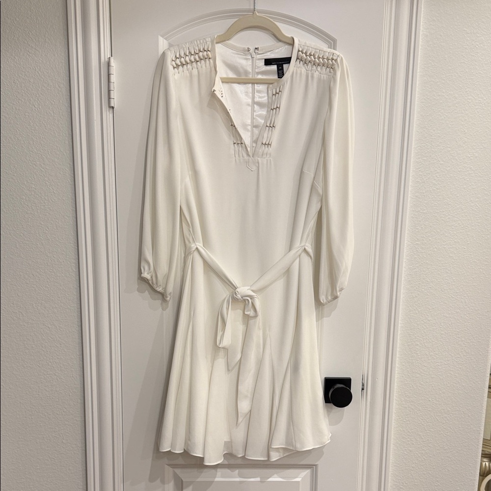 White House Black Market Ivory Mini Dress